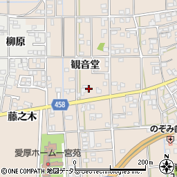 愛知県一宮市大和町苅安賀観音堂108-1周辺の地図