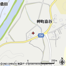 千葉県いすみ市岬町嘉谷1378周辺の地図
