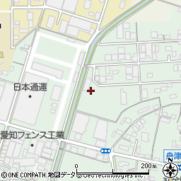 愛知県小牧市舟津108周辺の地図