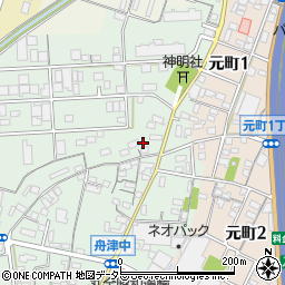 愛知県小牧市舟津279周辺の地図
