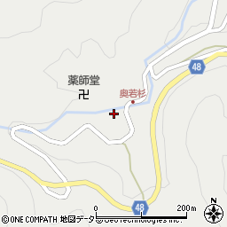 兵庫県養父市大屋町若杉720周辺の地図