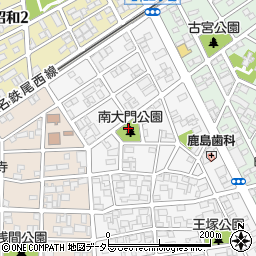愛知県一宮市宮地1丁目9周辺の地図