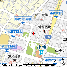 株式会社ナカヤマ工業　小牧オフィス周辺の地図