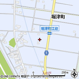 岐阜県羽島市堀津町1307周辺の地図