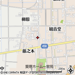 愛知県一宮市大和町苅安賀観音堂129-8周辺の地図