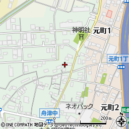 愛知県小牧市舟津280周辺の地図