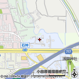 神奈川県小田原市矢作368-2周辺の地図