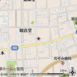 愛知県一宮市大和町苅安賀観音堂84-1周辺の地図