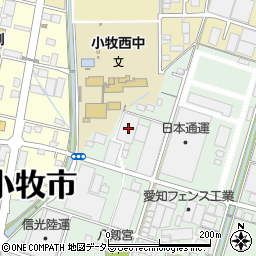 愛知県小牧市舟津960周辺の地図