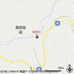 兵庫県養父市大屋町若杉697周辺の地図