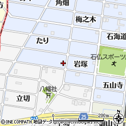 愛知県岩倉市石仏町たり39周辺の地図