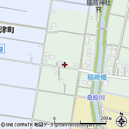 岐阜県羽島市上中町午北43周辺の地図