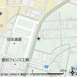 愛知県小牧市舟津107周辺の地図