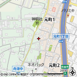 愛知県小牧市舟津317周辺の地図