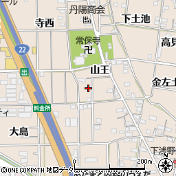 愛知県一宮市浅野山王22-10周辺の地図