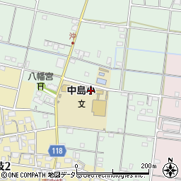 羽島市立中島小学校周辺の地図