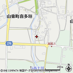 兵庫県朝来市山東町溝黒175周辺の地図