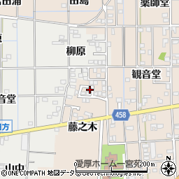 愛知県一宮市大和町苅安賀観音堂129-9周辺の地図