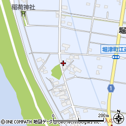 岐阜県羽島市堀津町55周辺の地図