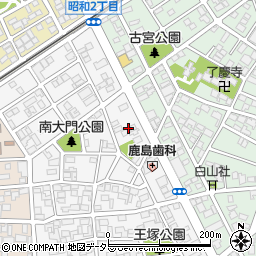 愛知県一宮市宮地1丁目12周辺の地図