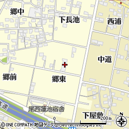 愛知県一宮市蓮池郷東22周辺の地図