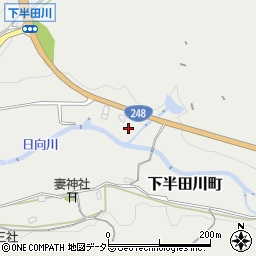 愛知県瀬戸市下半田川町1683周辺の地図