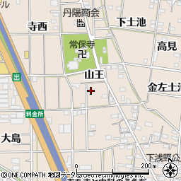 愛知県一宮市浅野山王16周辺の地図
