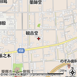 愛知県一宮市大和町苅安賀観音堂89-3周辺の地図