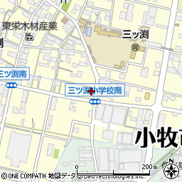 愛知県小牧市三ツ渕506-1周辺の地図