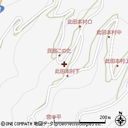 長野県飯田市南信濃八重河内1374周辺の地図