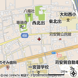 愛知県一宮市大和町苅安賀上西之杁1677-2周辺の地図