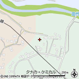千葉県夷隅郡大多喜町森宮周辺の地図