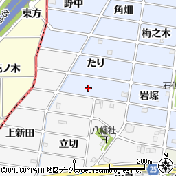 愛知県岩倉市石仏町たり45周辺の地図