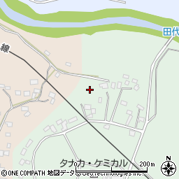 千葉県大多喜町（夷隅郡）森宮周辺の地図