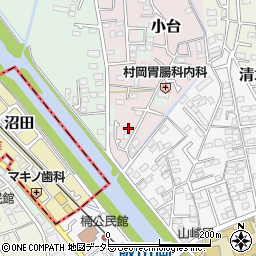 神奈川県小田原市小台4周辺の地図