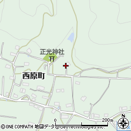 京都府綾部市西原町谷口周辺の地図