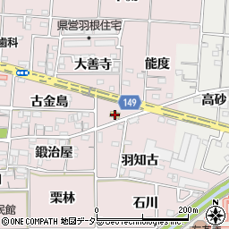 セブンイレブン一宮千秋町浅野羽根店周辺の地図