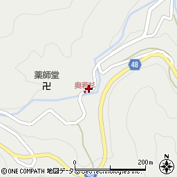 兵庫県養父市大屋町若杉696周辺の地図