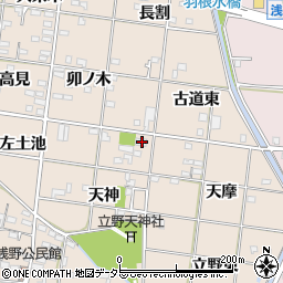 愛知県一宮市浅野天神12周辺の地図