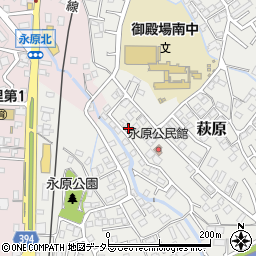 静岡県御殿場市萩原1374-10周辺の地図