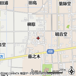 愛知県一宮市大和町苅安賀観音堂133周辺の地図