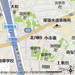 愛知県一宮市大和町苅安賀北川田1159周辺の地図