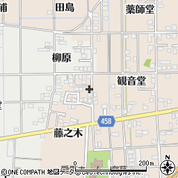 愛知県一宮市大和町苅安賀観音堂130周辺の地図
