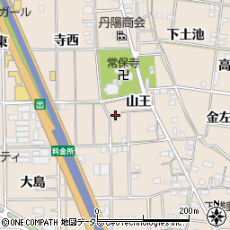 愛知県一宮市浅野山王15周辺の地図