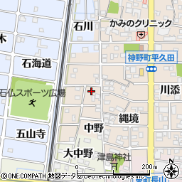 愛知県岩倉市神野町神野38周辺の地図