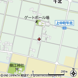 岐阜県羽島市上中町午北502周辺の地図