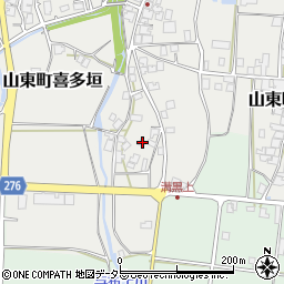 兵庫県朝来市山東町溝黒182周辺の地図