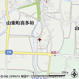 兵庫県朝来市山東町溝黒172周辺の地図