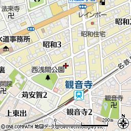 愛知県一宮市昭和3丁目11-19周辺の地図