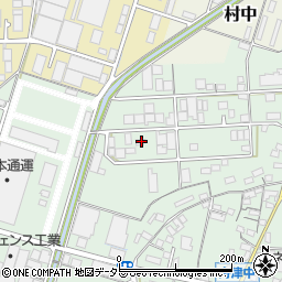 愛知県小牧市舟津98周辺の地図